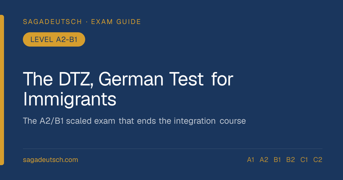 The DTZ (German Test for Immigrants), Explained